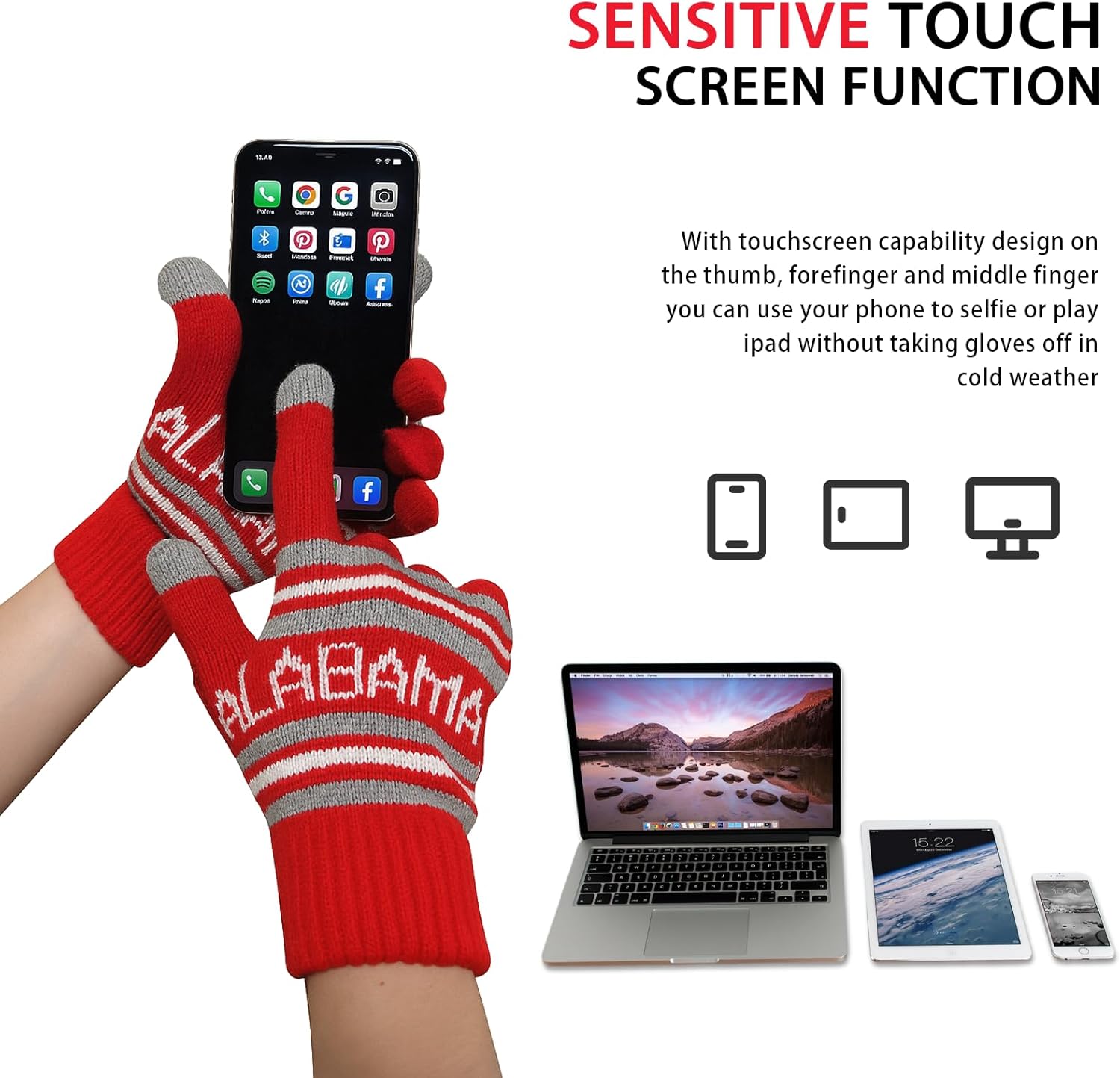 Vintage Classic Skull Cap Beanie Hat with Gloves Cuffed Winter Hat Knit Comes Gifts for Men Women Fans - Image 4