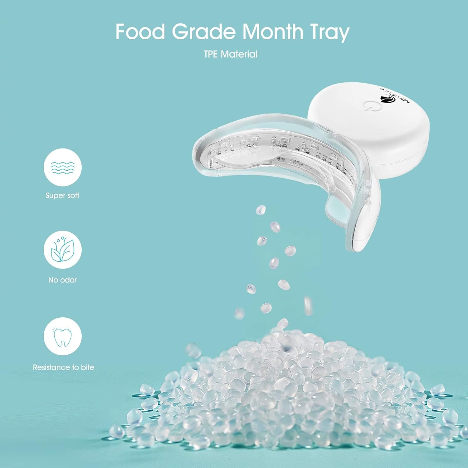 Teeth Whitening Kit, MiroPure Rechargeable Cordless 32 Blue-Red LED Accelerator Lights for Sensitive Teeth, Teeth Trays for Home Whitening : Beauty & Personal Care