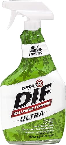 Rust-Oleum 249055 onzas Dif Quick Wallpaper Stripper Trigger Spray, 32 onzas líquidas (paquete de 1), sin color