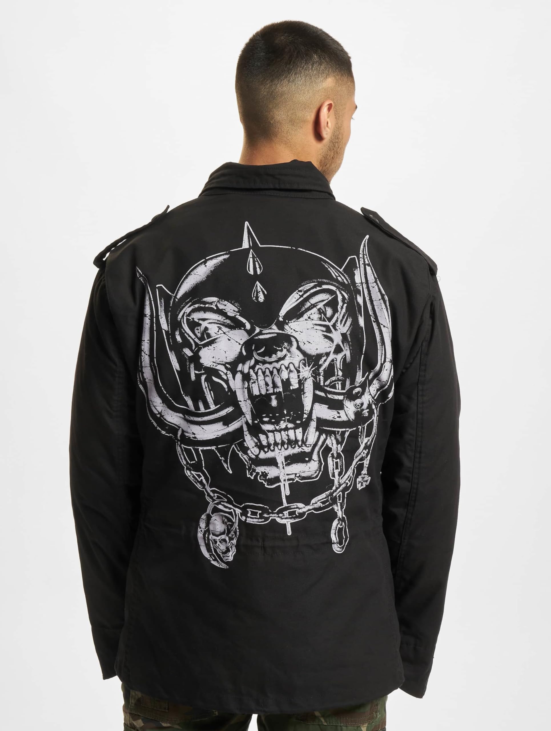 Brandit Motörhead M65 Classic Jacket, Farbe: black, Größen: S bis 7XL