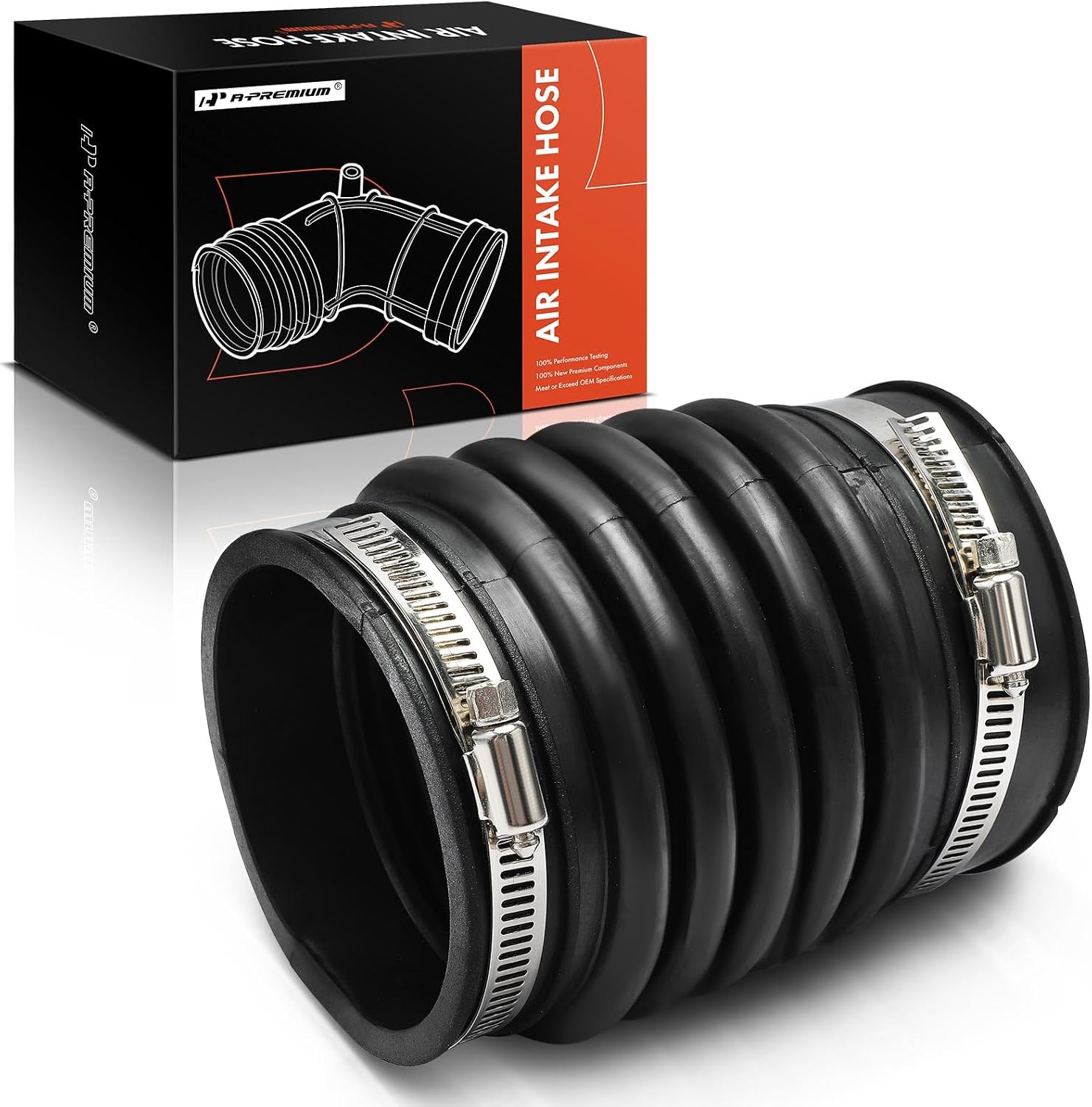 A-Premium Engine Air Intake Hose Tube [fits DOHC, 8Cyl 4.0L, Gas] Compatible with Lexus LS400 1990-1994 [Sedan], SC400 1992-1996 [Coupe], Replace# 1788150010, 17881-50010