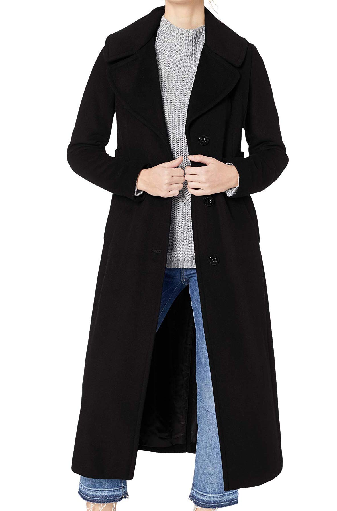 Calvin Klein Women's Maxi Length Wool Refer