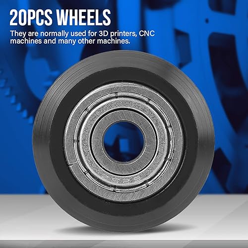 Durable 20 unids V surco polea Vtype polea POM industria material CNC rueda para impresoras 3D mecánico