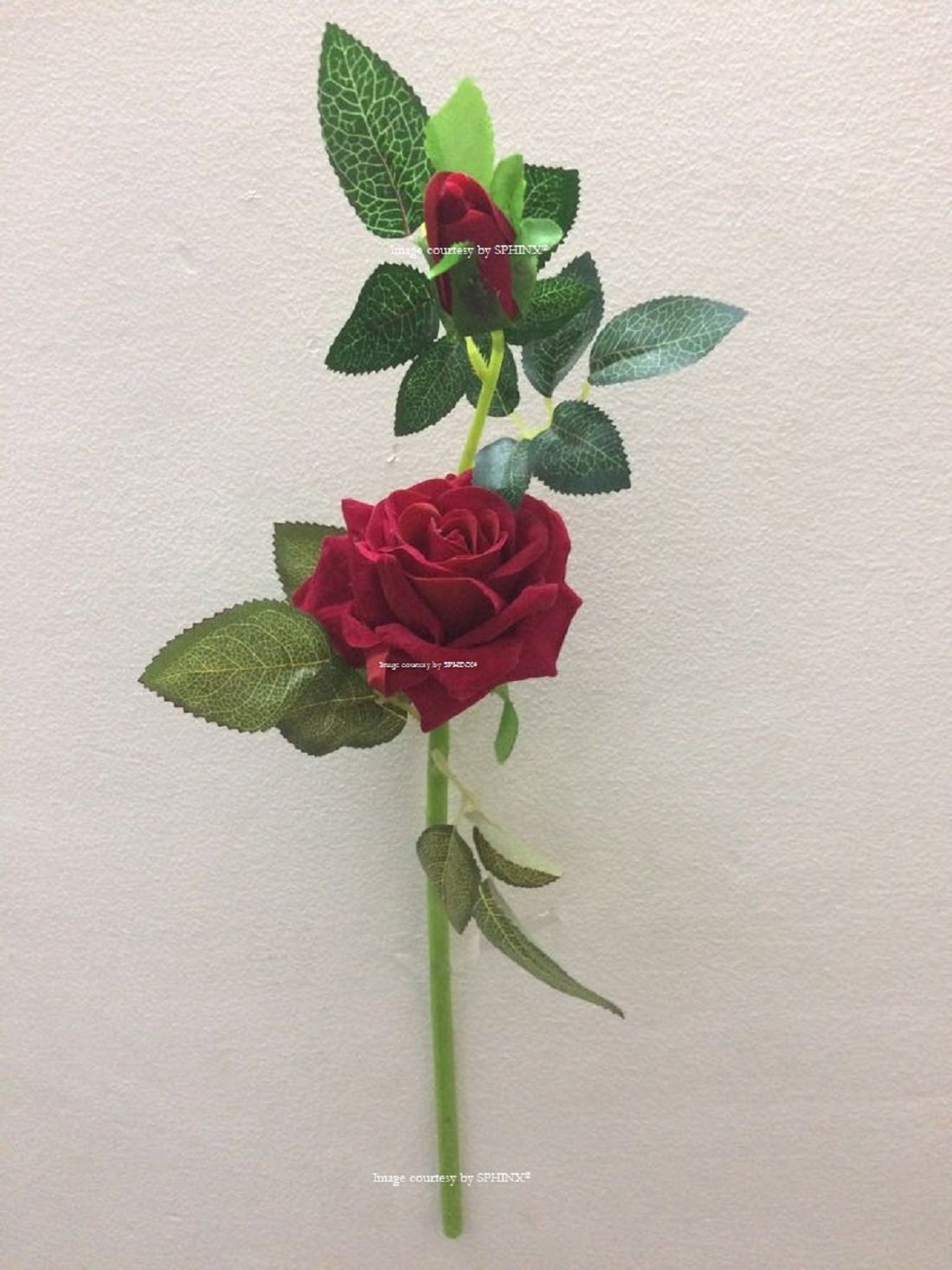 SPHINX® Artificial Roses for floral arrangements/decoration/Gifting- (Red, 1)