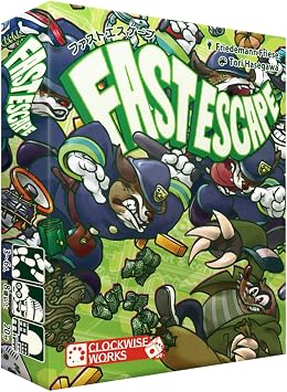 Clockwise Works Fast Escape For 3-6 Players, 20 Minutes, For Ages 8 and Up Board Game