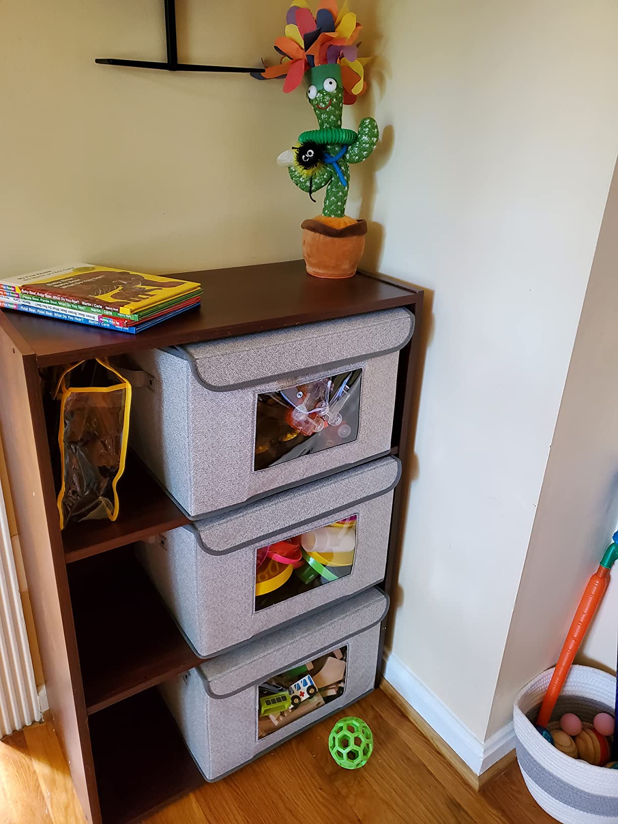 9/mo Finance Sauder Beginnings 3Shelf Bookcase, Brook Cherry finish