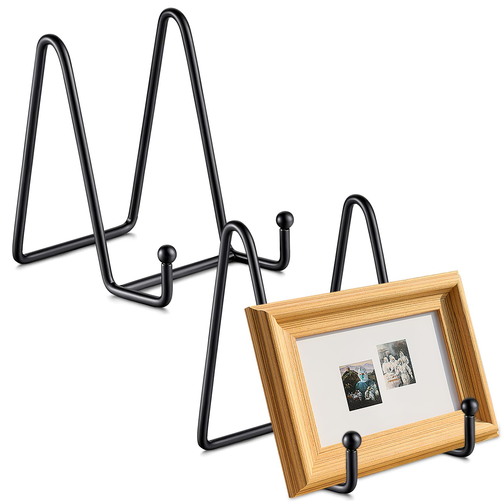 soporte platos de 2 piezas, soporte platos decorativos de 11 cm, soporte para postales, soporte para platos, soporte para marcos de fotos para cuadros decorativos, platos, fotos
