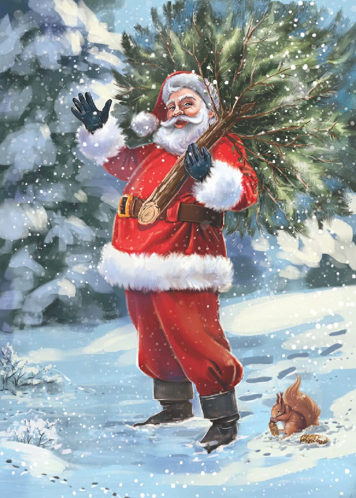Peinture diamant 5D kit broderie Père Noël idée cadeau créatif