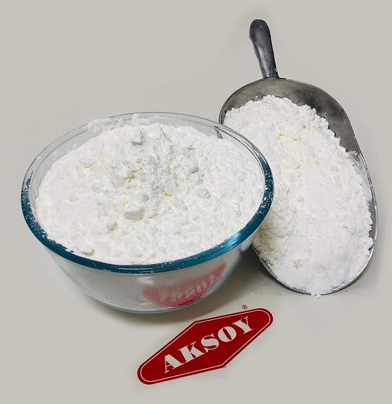 AKSOY 100% Pure Corn Starch | 1.25 KG Airtight Container | All Natural Thickener for Soups, Stews, Gravy, Baking Pies, Puddings & Cakes | Non-GMO, Vegan, Food-Grade