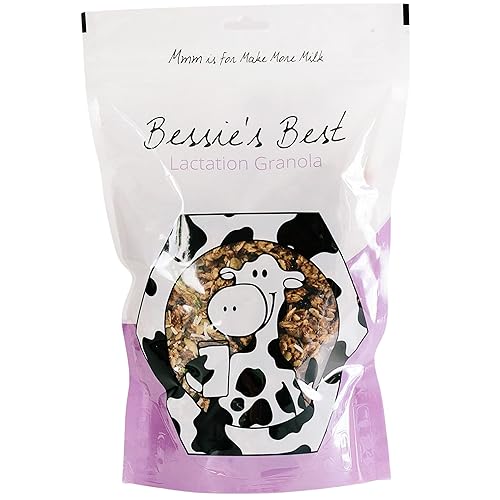 Bessie's Best Lactation Granola | Apoyo a la lactancia | Alternativa de galletas que estimulan la leche | Snacks de enfermería | Aumento de la leche
