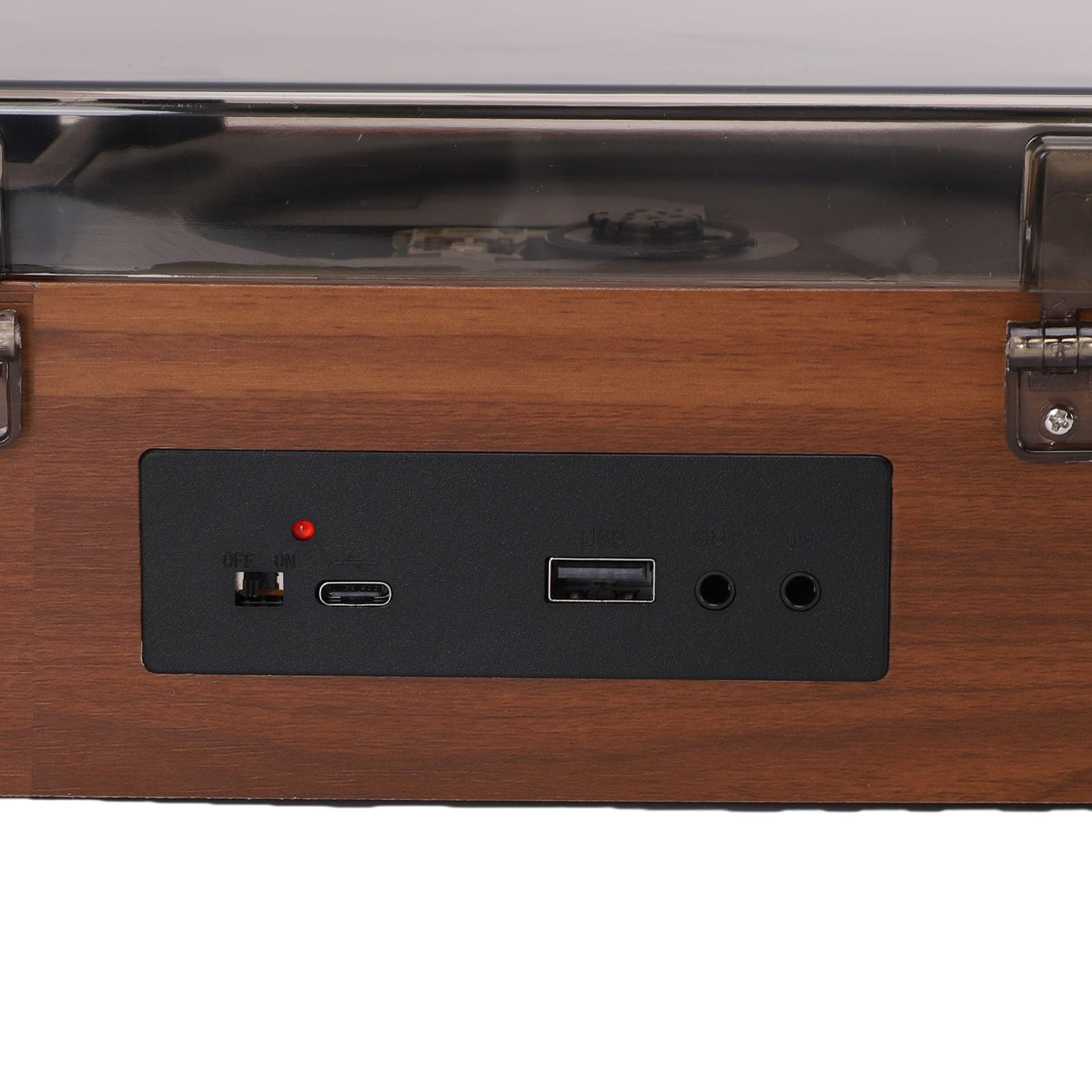 Zunate Lettore CD Portatile retrò con connettività Bluetooth per gli Amanti della Musica Domestica e gli Appassionati di Auto (BROWN)