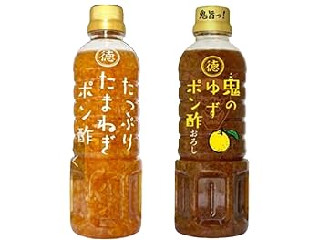 Amazon.co.jp: 徳島産業 ポン酢 食べ比べ ○ たっぷり たまねぎ