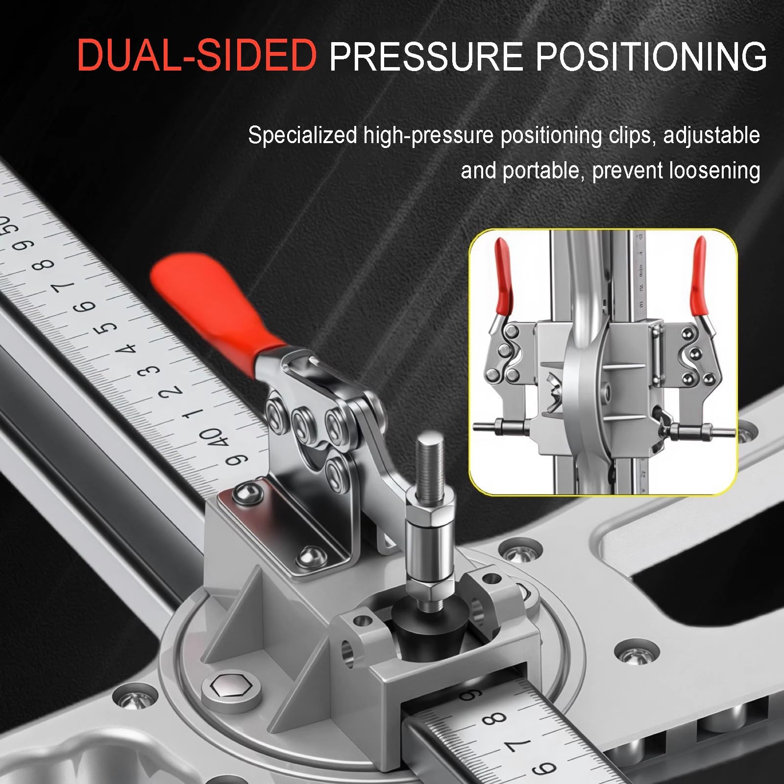 Taglierina per Cartongesso con Doppio Posizionamento,Strumento di Taglio Pieghevole per Cartongesso,Stabile e Preciso,Professionalmente Efficiente