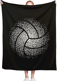Volleyball Blanket Gift for Boy Girl, Volley Ball Sport Throw Lightweight Super Soft Cozy Blanket for Bedroom Living Room, Volleyball Gifts for Player, Athlete, Coach, Team, 40