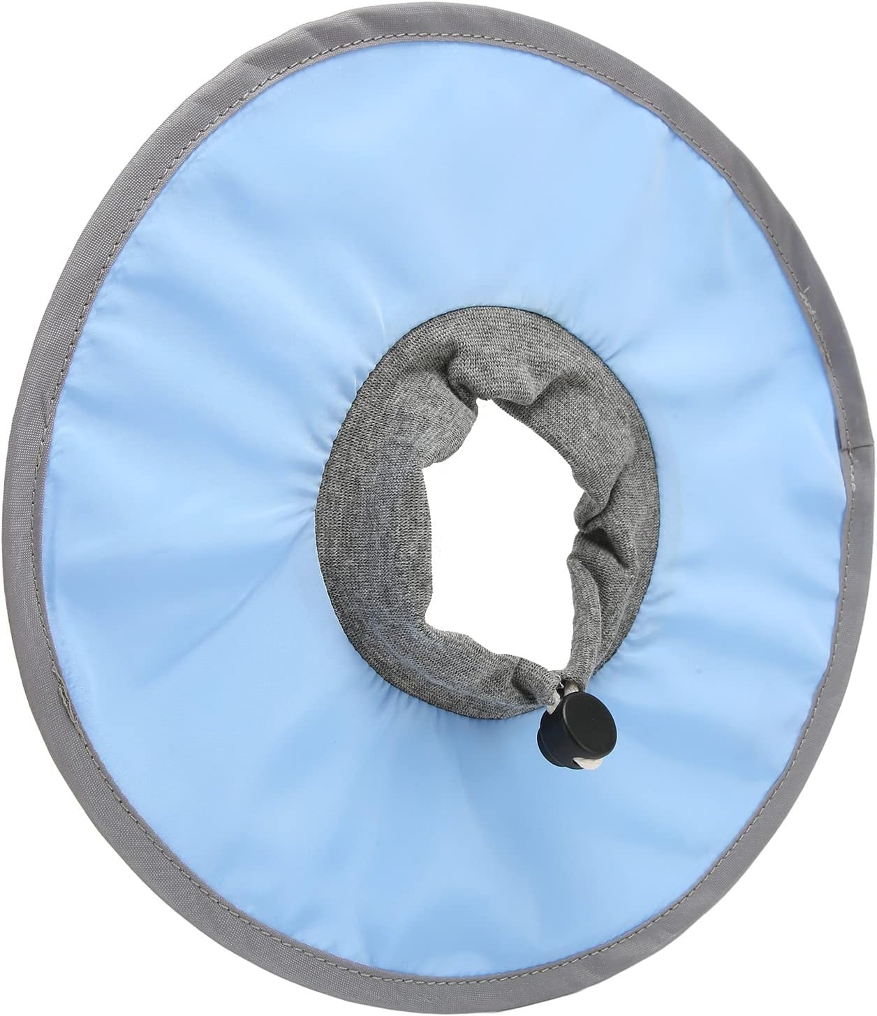 Dioche Adjustable Cat Recovery Collar Light Blue Pet Elizabeth Collar Post Surgery Protective AntiLicking Medium Size (L)