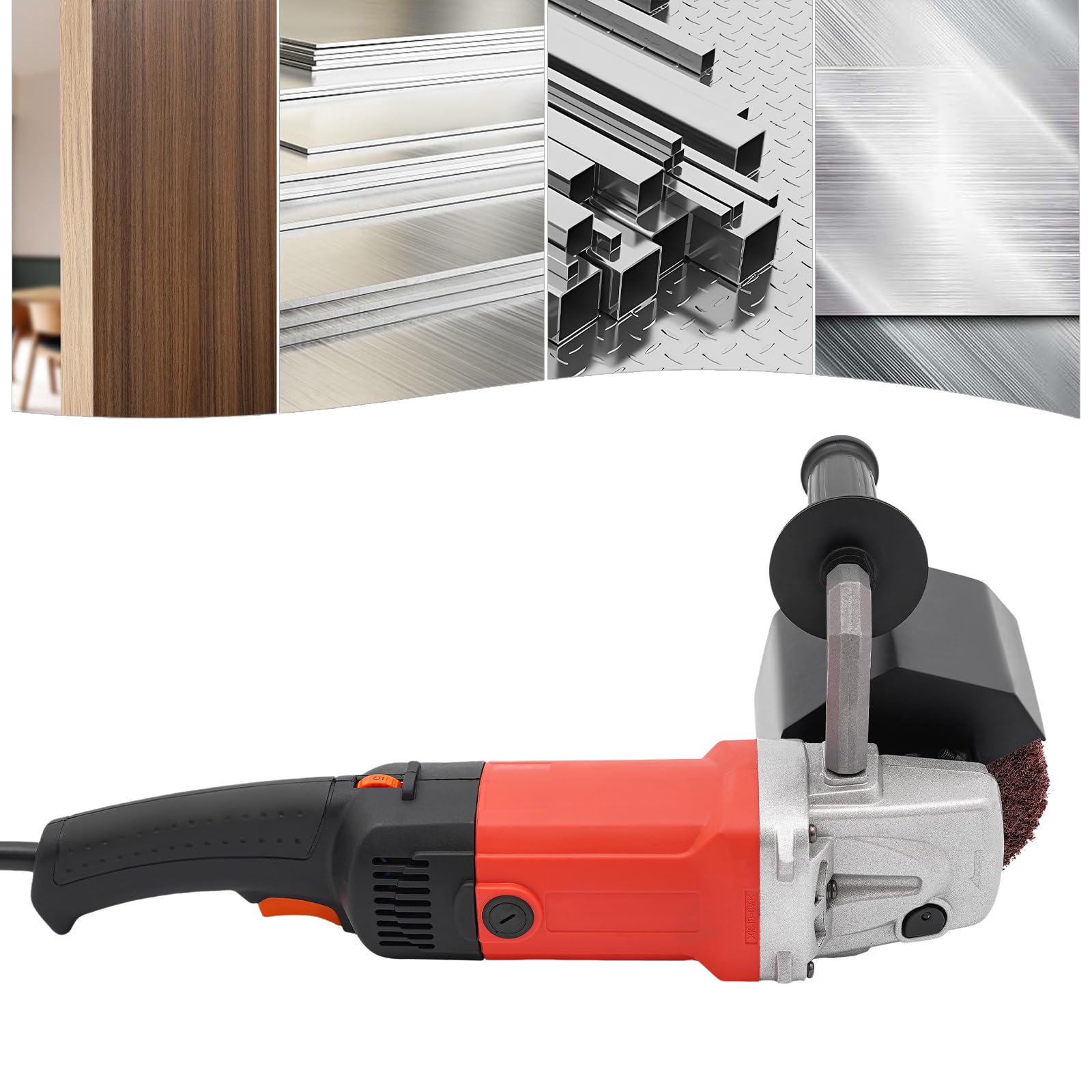 Smerigliatrice Per Levigatrice A Rullo, 1400 W, 600-3000 Min-1, Per Pulire Superfici E Rimuovere Residui Di Vernice