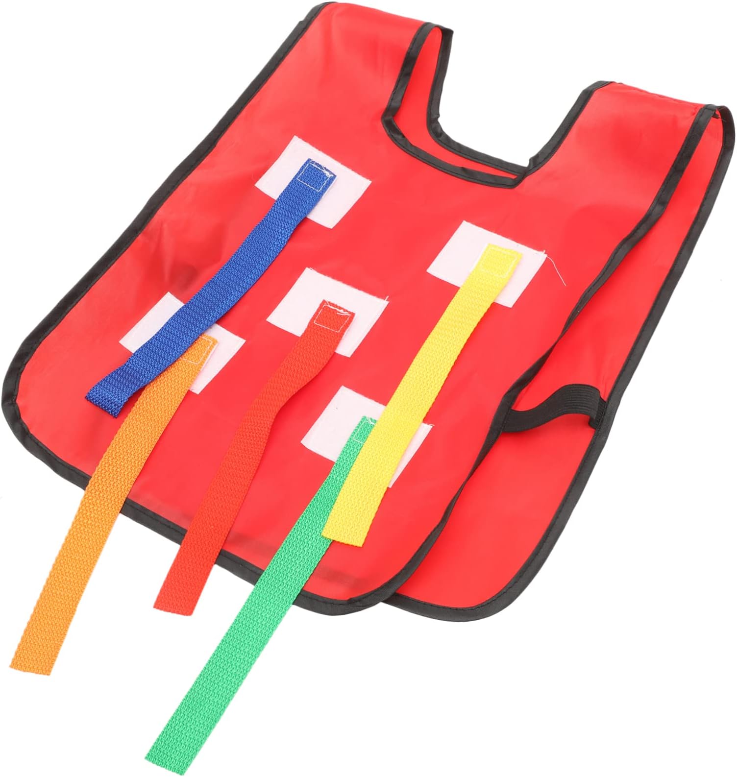 Sosoport 1 Set Tail Pulling Vest Outdoor Play Toys for Kids Workout Equipment Clothes Outdoor Game Sensory Training Plaything Fitness Speed Fabric Red Interactive Toy Running