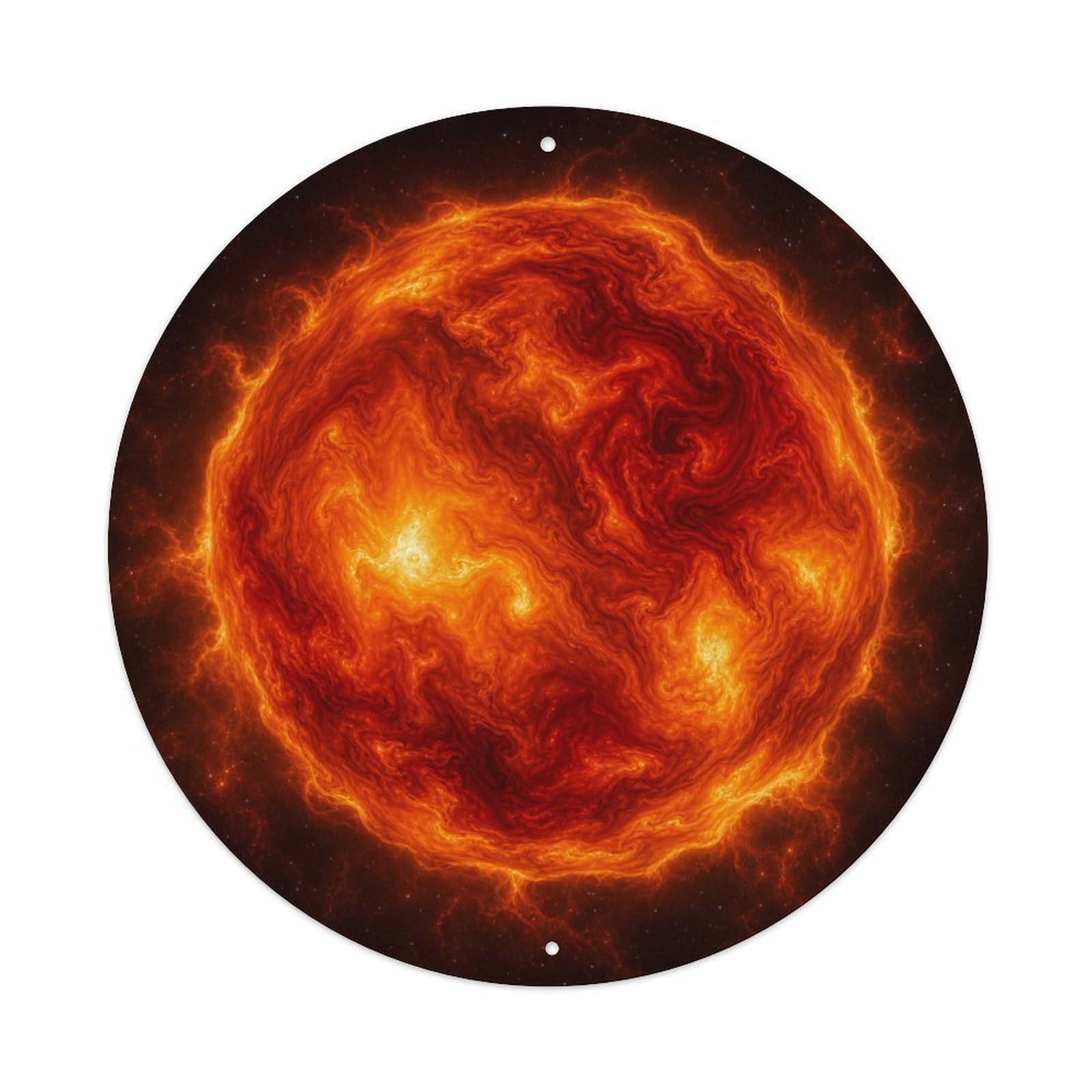 Okngb Style Retro Space Betelgeuse Star Orbital Science Telescope Metal Tin Sign Plaque Wall Decor For Cafe, Man Cave, Club Bar, Office, Home Garden Round Metal Poster 8X8inch