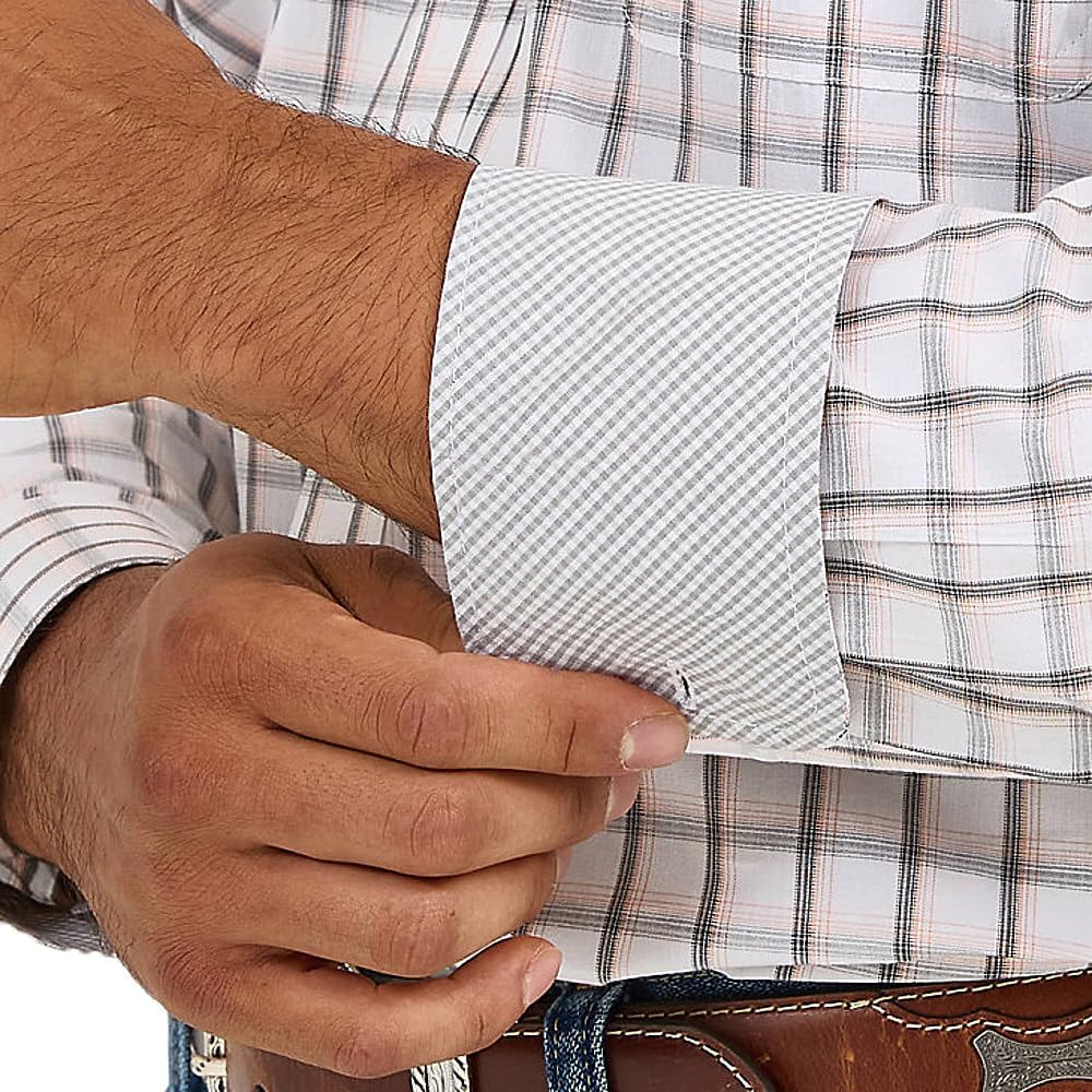 Wrangler Men's George Strait White Multi Shirt