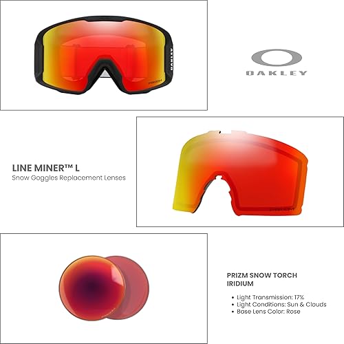 Miniatura 7 de Oakley Line Miner - Lentes de repuesto grandes OO7070 para hombres y mujeres, kit de cuidado iWear