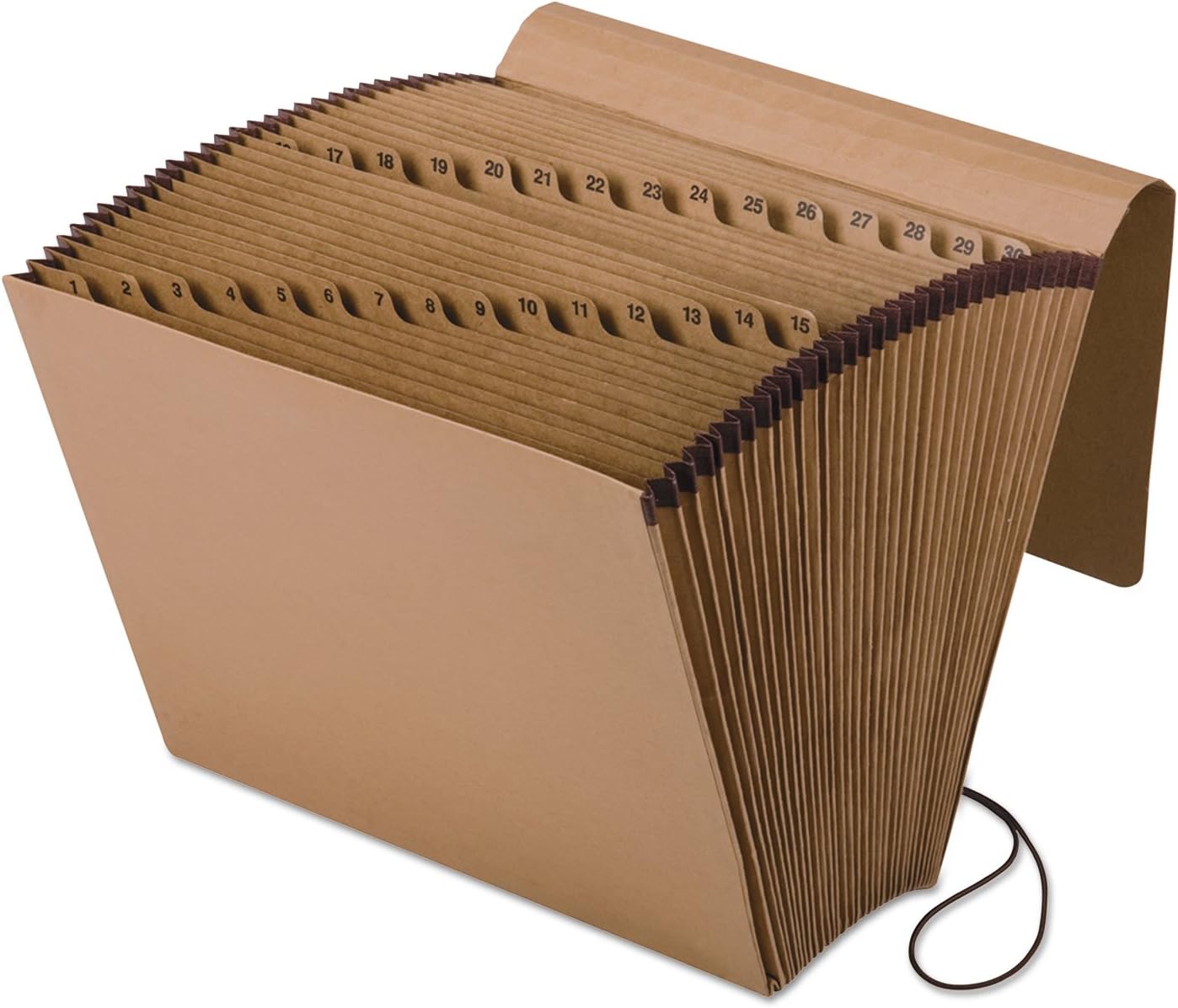 Esselte Pendaflex Full-Flap Daily Expanding Files (ESSK17DOX), Brown