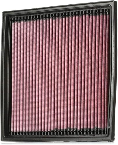 K&N Filtro de aire del motor: Aumenta la potencia y la aceleración, lavable, Premium, Filtro de aire de repuesto para automóvil: compatible con BMW