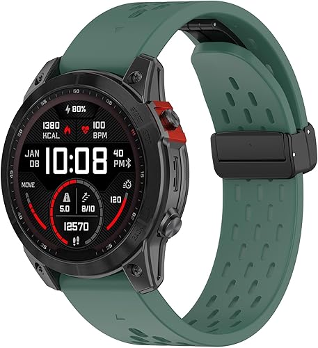 Forerunner 965 955 945 - Correas de repuesto de silicona para Garmin Epix Pro de 1.850 in, correas de reloj para Garmin Fenix 765EPIX gen 2instinct