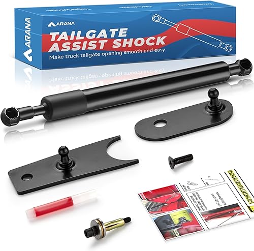 Vista 9 de ARANA Amortiguador de asistencia para portón trasero para Ford Ranger, 2019-2024 Ford Ranger Accesorios de apertura suave para portón trasero, 43206