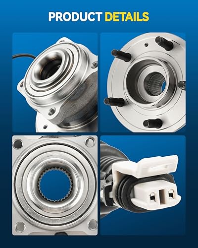 Miniatura 3 de PHILTOP 512358 Conjunto de rodamiento de cubo de rueda trasera para Chevrolet Equinox 2007-2009, Chevrolet Captiva Sport 2012-2015, Saturn Vue