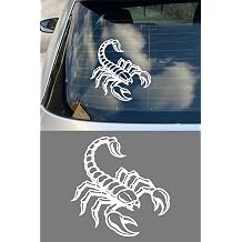 Akrep Oto Sticker   Detayl  Akrep Fig rl  Araba Cam Kaput Motor Sticker 15x15cm