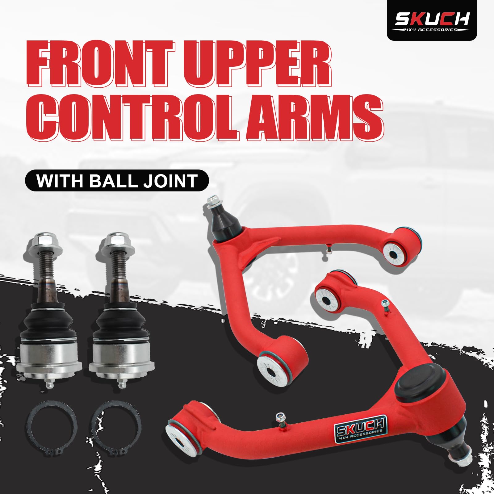 Bracci Di Controllo Superiori Anteriori Per Silverado/Sierra 1500 1999-2006 – Tubolari 2-4" Con Boccole In Poliuretano, UCA Ricambio OEM