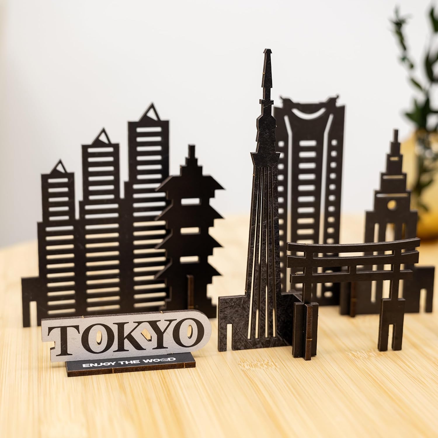 Enjoy The Wood Wooden Tokyo City Skyline 3D Puzzle Model (Tokyo) image 5
