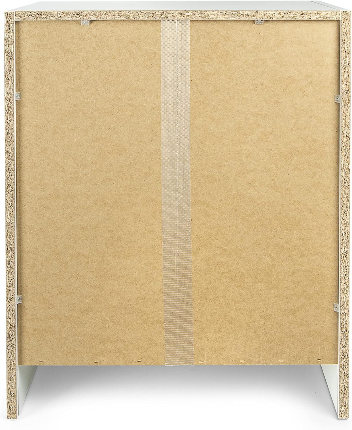 leomark Mueble Roma Blanco Semimate Armario Bajo 60x42x78 cm con Estante Ajustable Diseno Clasico Tablero 18 mm Asa Segura Montaje Sencillo Ideal para Salon Dormitorio o Pasillo, Caballo