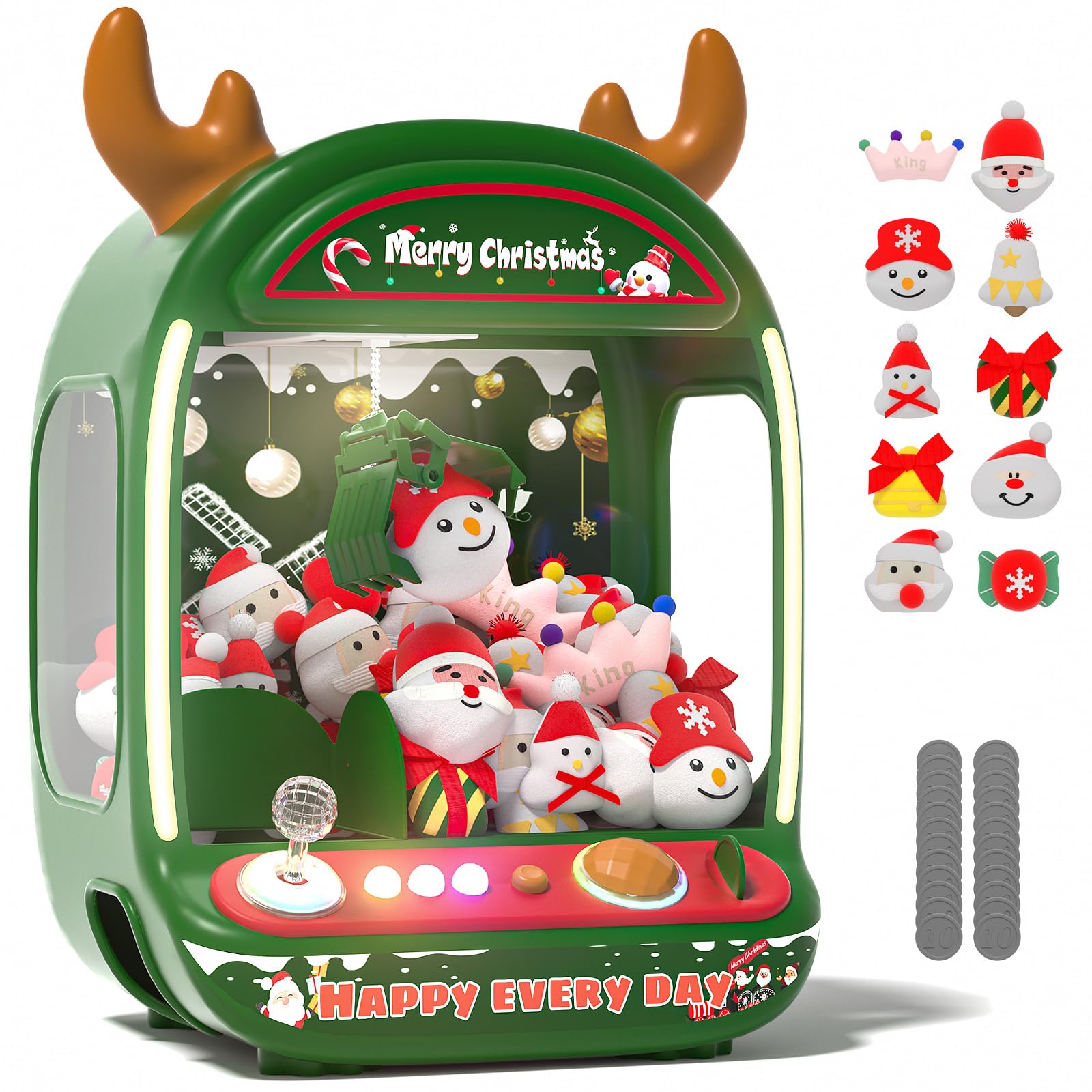 Amazon.com: Skirfy Christmas Claw Machine for Kids, Holiday Toys