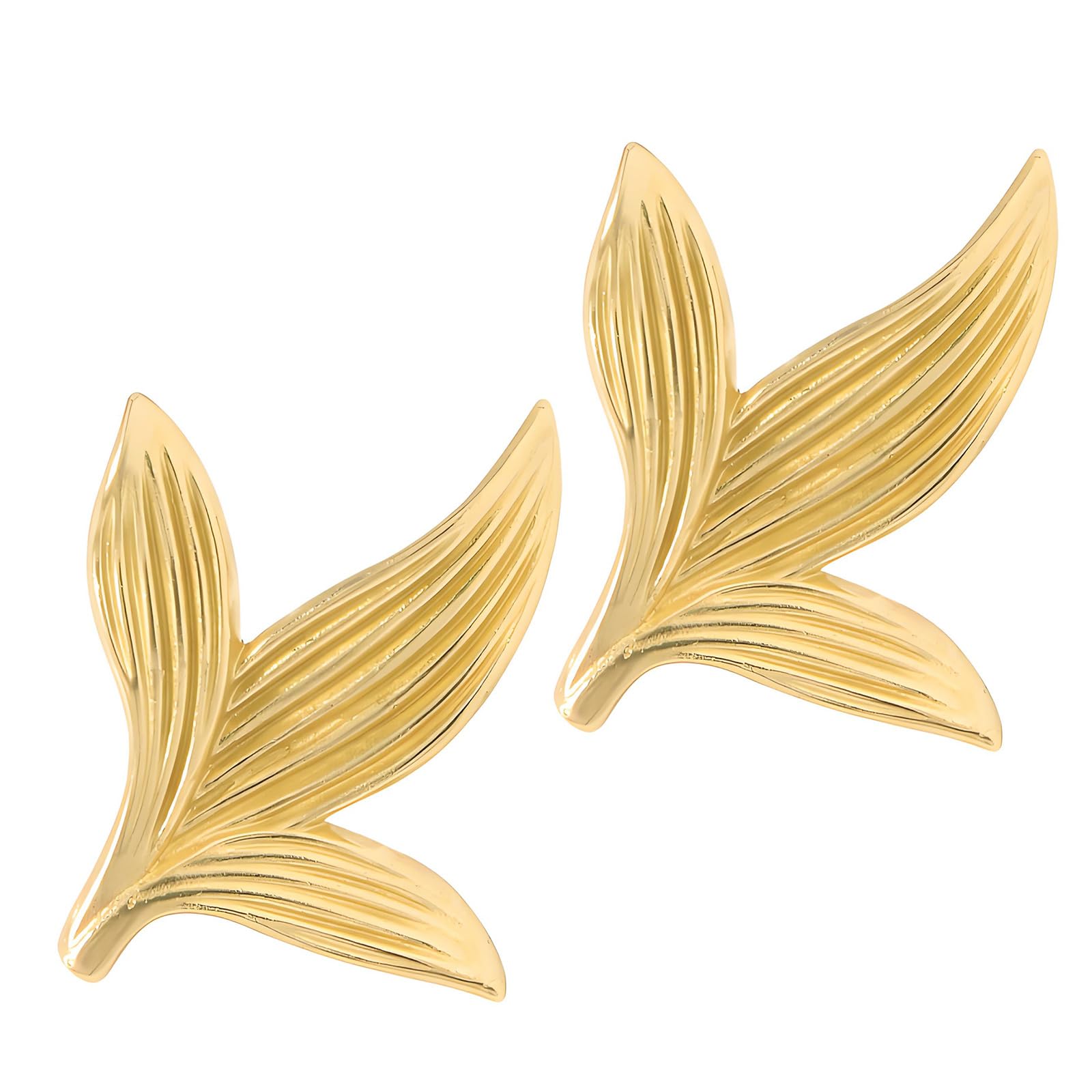 Murye Primary Color Simple Furniture Decorative Handle Modern Brass Dressers Knob Leaves Shape Bedside Cabinet Pull Easy To Installation Brass Cabinet Pull And Knob