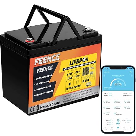 Lifepo4 400ah DEESPAEK 36V 100Ah LiFePO4 Batterie - 4000-15000 Zyklen Für Solar & Wohnmobil Eco Worthy Lifepo4 100ah