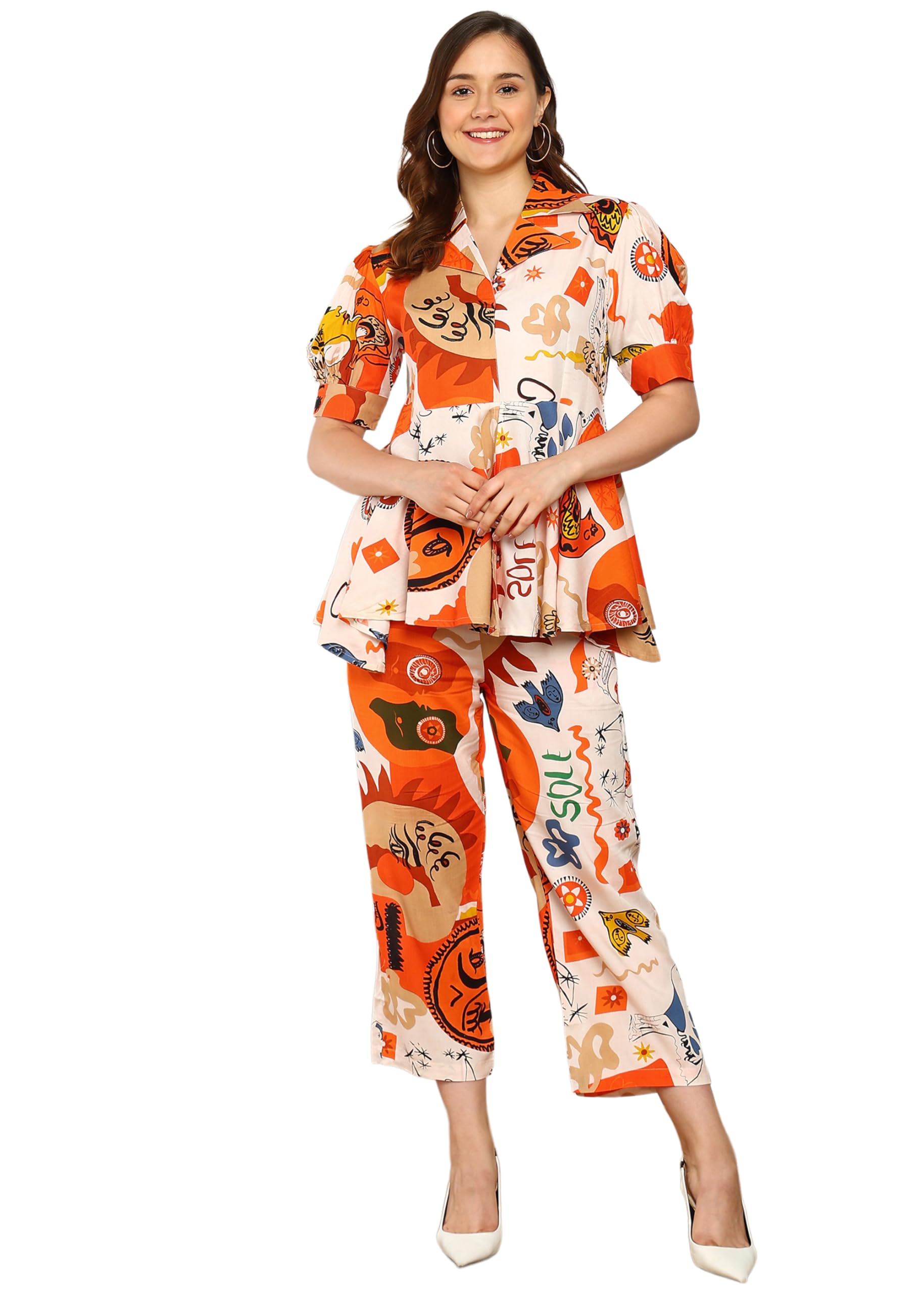 vahson Fashion Ethnic Co Ord Set for Women | Western Co-ord Set for Women | Formal Co Ord Set for Women | Nightwear Co Ord Set for Women-picture-28