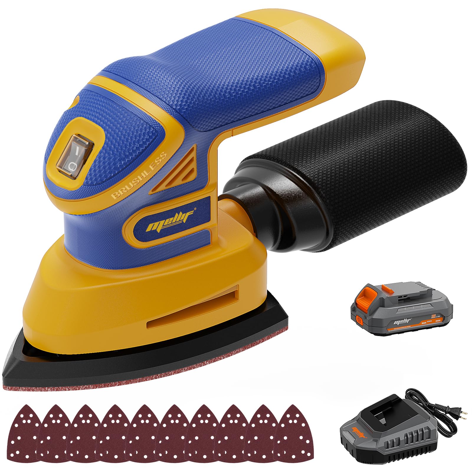Feel the Smooth Satisfaction of a Flawless Finish: The Mayoki Cordless Detail Sander Brings Quiet Power and Precision to Every DIY Project, 
