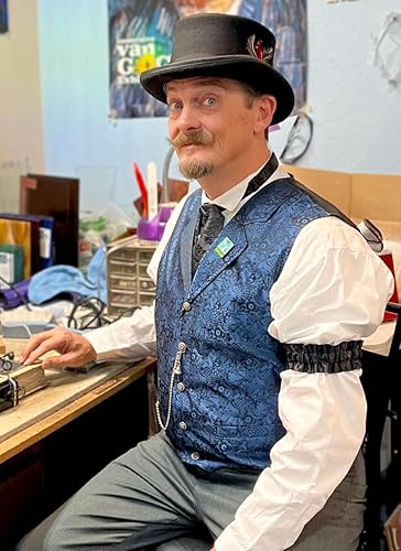 Miniatura 5 de Historical Emporium Corbata de satén jacquard para hombre