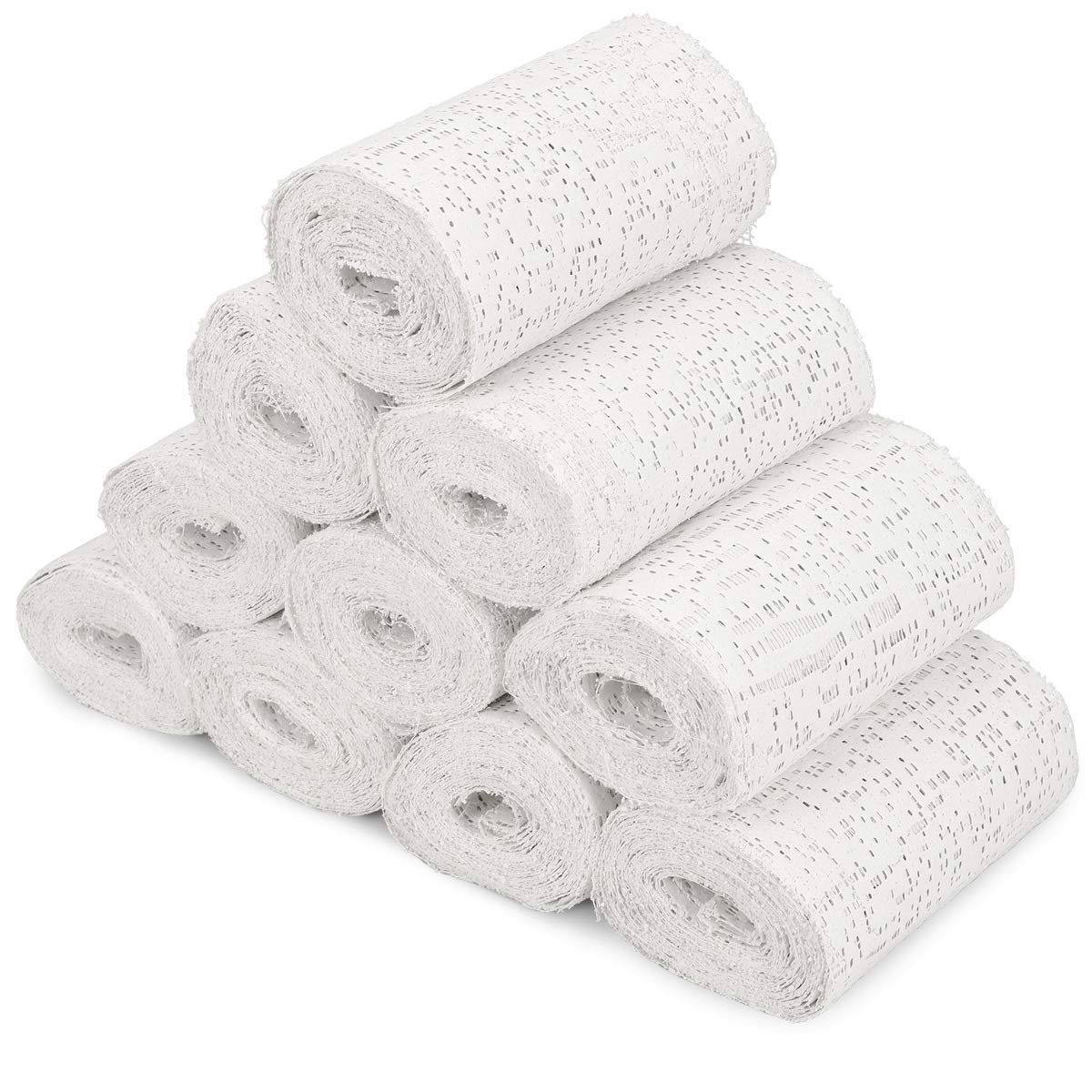 Lot de 10 bandages en plâtre pour ventre de grossesse - Séchage rapide 5 cm x 3 m