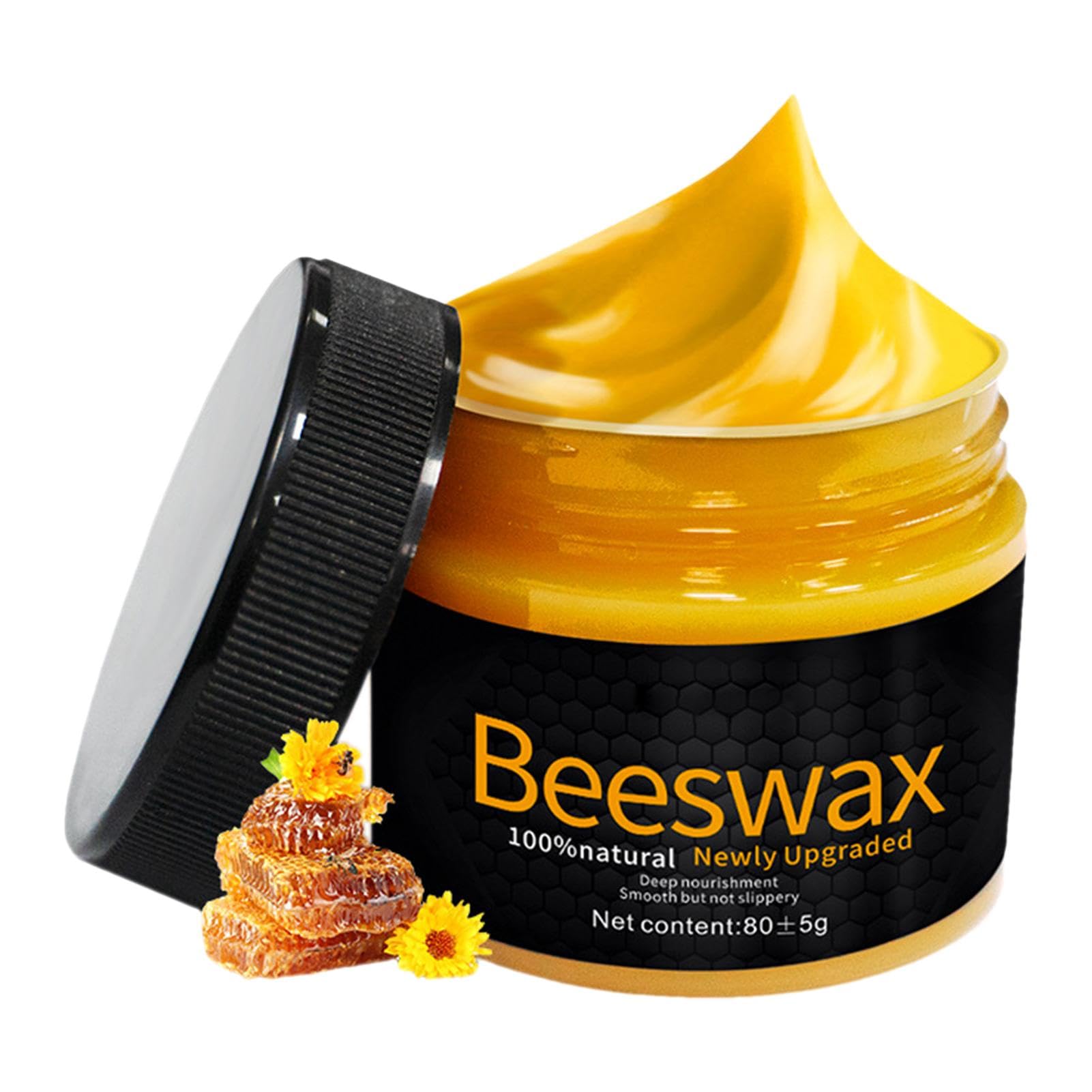 Furniture Scratch Remover, Wood Beeswax Polish, Furniture Wax For Covering Scratches, Deep Nourishment Wood Furniture Maintenance Wax Wood Floor Wax, 8x5cm/3.15x1.97 inches