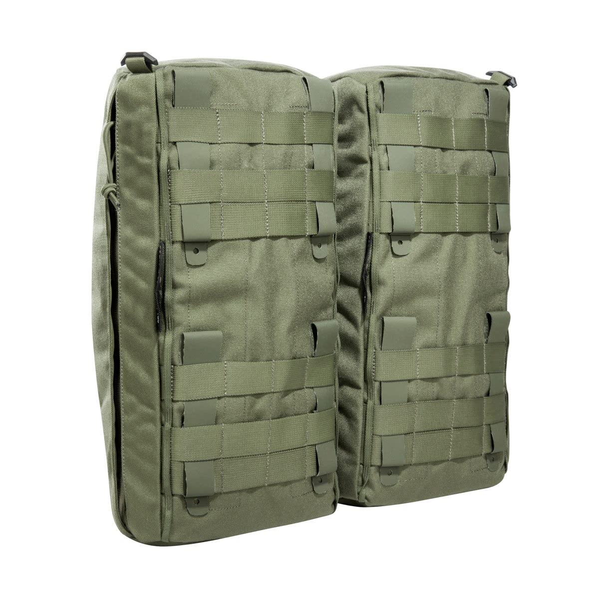 Tasmanian Tiger TT Tac Pouch 15 BSP Set 12 Liter Rucksack-Zusatztaschen 2er Set mit 24L Gesamt-Volumen, Seiten-Taschen mit Molle-System