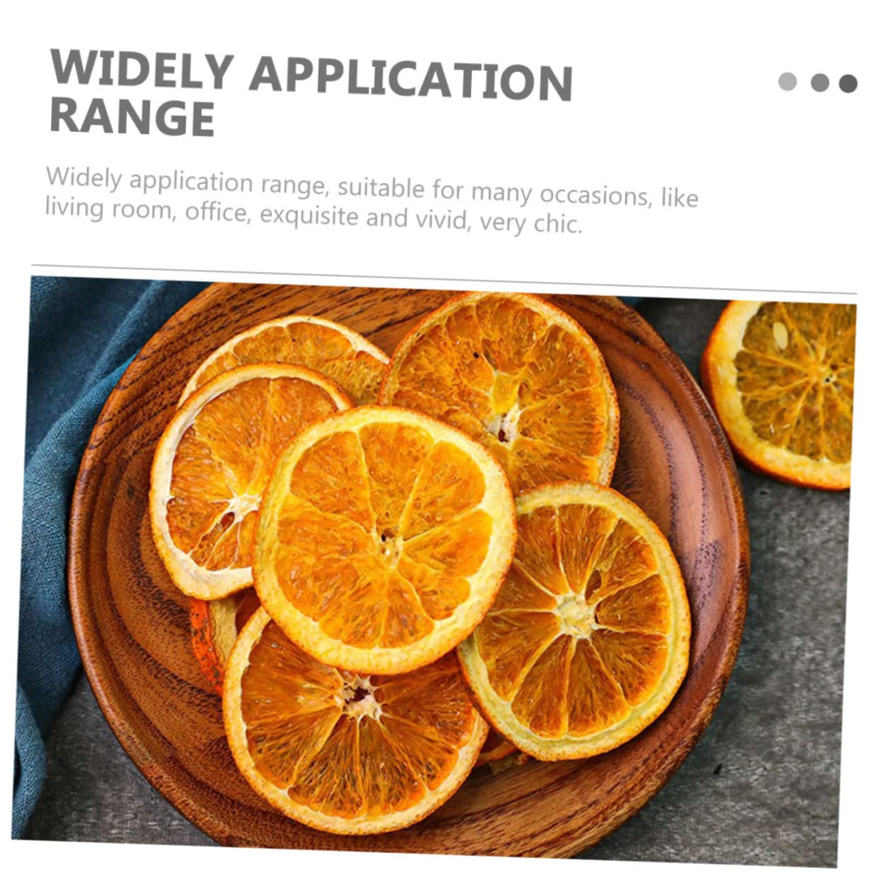 2stücke Getrocknete Orangenscheiben Für Kreative Dekorationen Packung Für Weihnachtskränze Tischdeko DIY Cake Design Und Festliche Arrangements Für Partys Und Fotografie