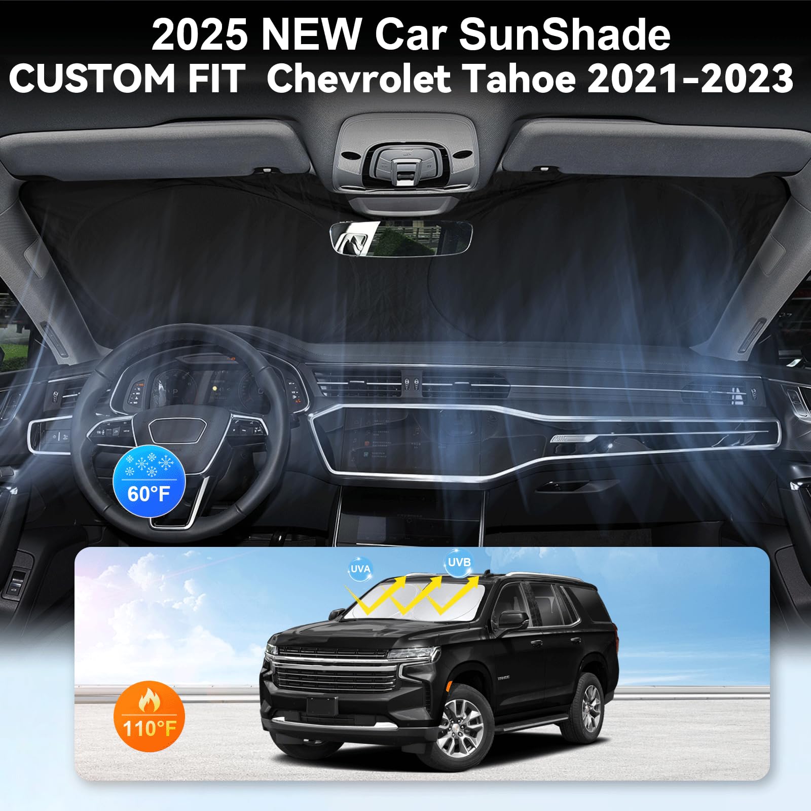 Tahoe 2007 Windshield Sun Shade
