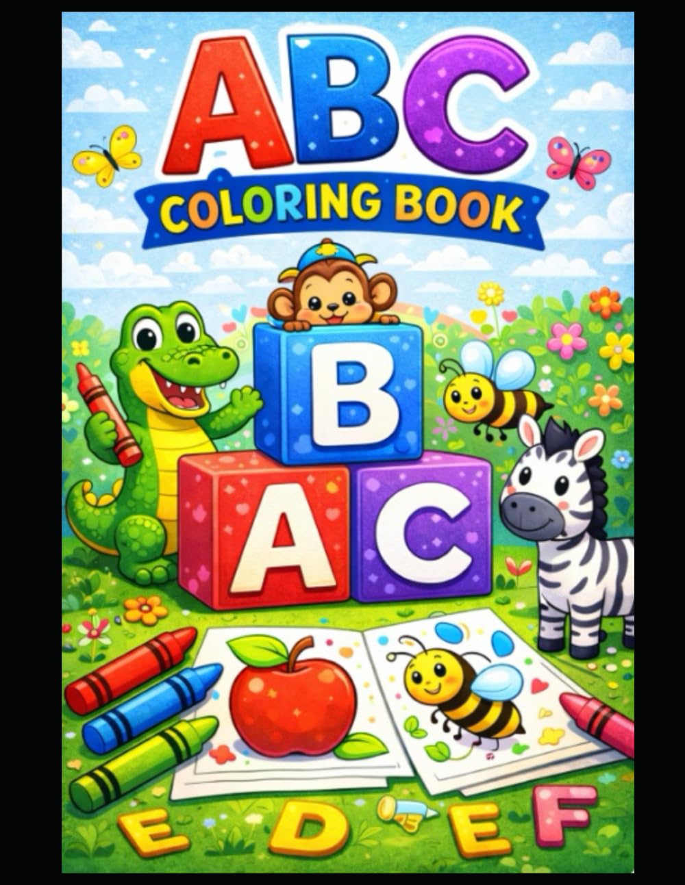 ABC Coloring Book: For kids of all ages