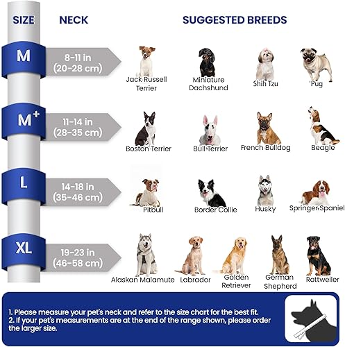 Miniatura 2 de Cono de perro, collar de dona suave para perro después de la cirugía para perros pequeños, medianos y grandes, cono inflable para perro con escudo