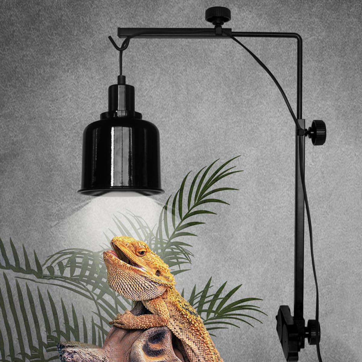 TOYANDONA Stojak Lampę dla Gadów Do Grzewczej Żółwia Uchwyt Do Akwarium Metalowy Wspornik Lamp dla Gadów Akcesorium Terrarium