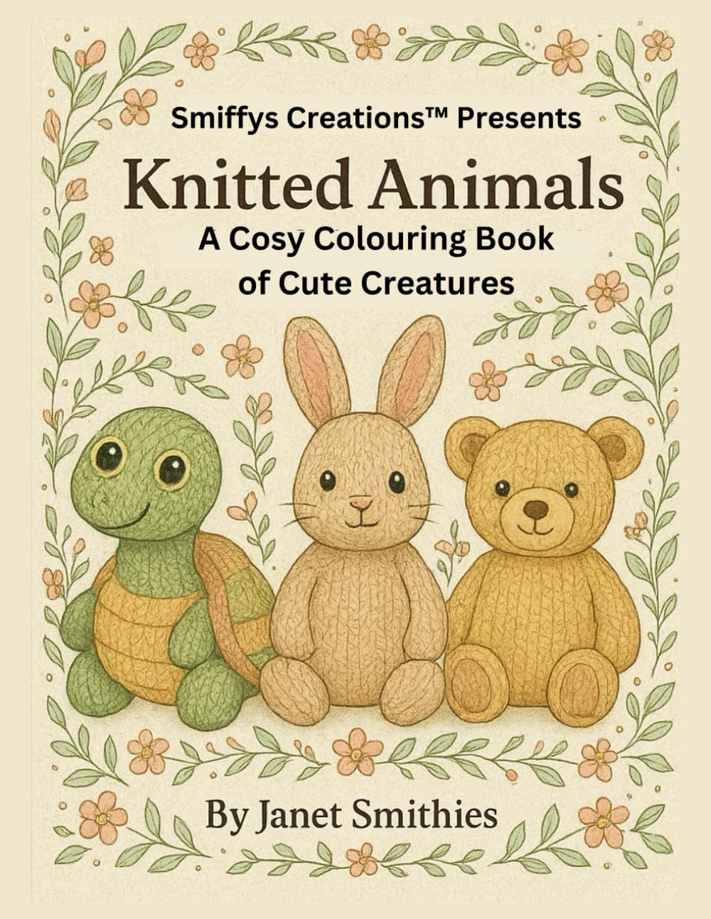 Knitted Animals: A Cosy Colouring Book of Cute Creatures