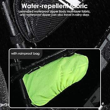 Amazon.co.jp: マウンテンバイクフレームバッグ、自転車用三角形