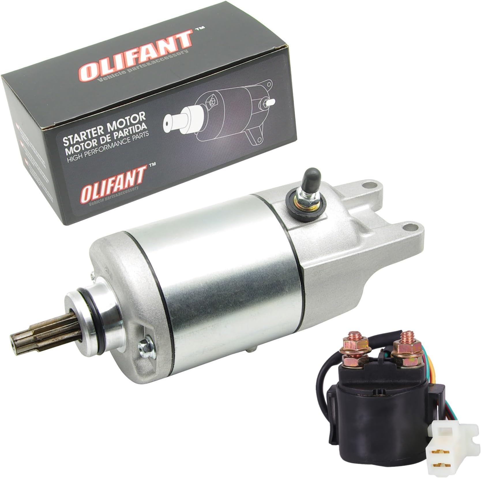 Starter & Relay Solenoid Combo For Honda FourTrax 300 TRX300 2×4 / 4×4 (1988-2000)